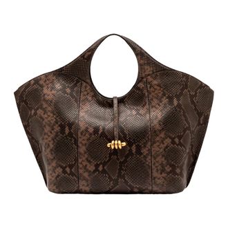 Gianni Chiarini Dames, Tassen, Bruin, Maat: ONE Size Leer