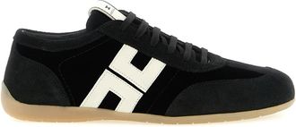 Elisabetta Franchi Nappa Sneakers - Dames - Sneakers - Zwart - 40 EU - Leer - Schoenen