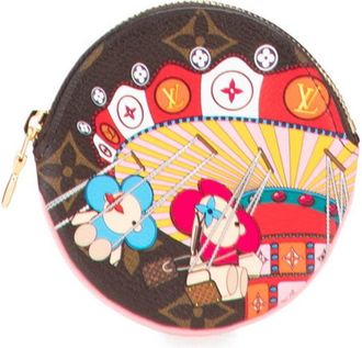 Louis Vuitton Monogram Brown Multi-Color Pvc Leather Coin Purse/Coin Case (Pre-Owned)