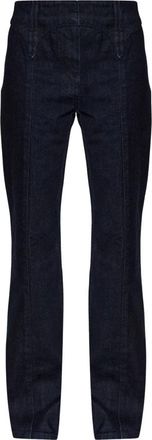 Tory Burch Rechte jeans - Dames - Regular Fit Jeans - Blauw - W28 - Katoen - Jeans
