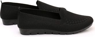 Generic Flat Shoes for Women Breathable Mesh Walking Shoe Solid Color Stylish Classic Lightweight Casual Comfortable Slip On Shoes Outdoor Leisure Black