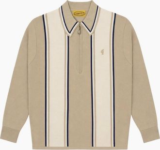 Gabicci Vintage 1973 Mens Gabicci Vintage Xander Sandstone Polo Shirt - Cream - Size: 42
