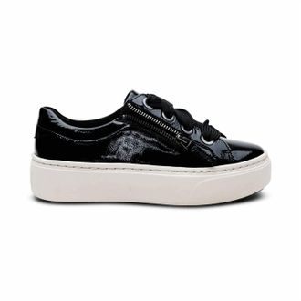 Aetrex Womens Aubrey Arch Support Sneaker In Black