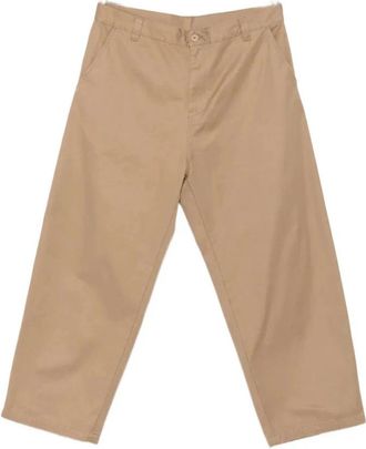 Carhartt Work in Progress Brady Pant - Heren - Wijde Broeken - Bruin - M - Leer - Broeken
