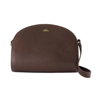 A.P.C. Cross Body Bags, female, Brown, Size: ONE SIZE Demi Lune Crossbody