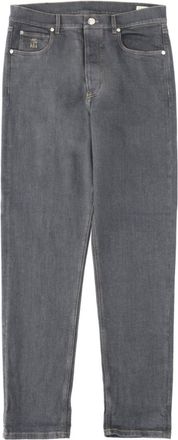 Brunello Cucinelli Grey Mid Rise Jeans