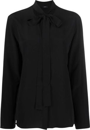 Joseph Bayne Blouse - Dames - Blouses & Shirts - Zwart - Maat: XS Zijde