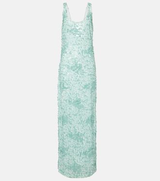 SIMKHAI Bex sequined maxi dress