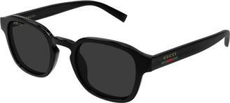 Gucci Sunglasses, unisex, Black, Size: 49 MM Gg2106S
