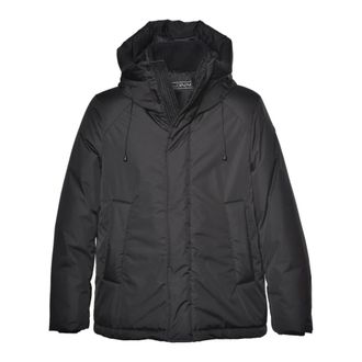 Baldinini Down Jackets, male, Black, L, Nylon Down Jacket