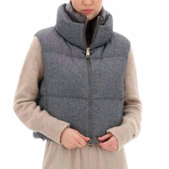 Herno Ultralight Sleeveless Jacket In Grey