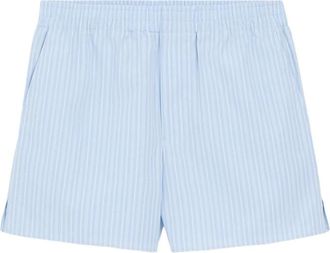 Ami Striped Elasticated Shorts