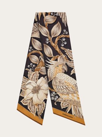 Ferragamo Women Parrots print bandeau Beige