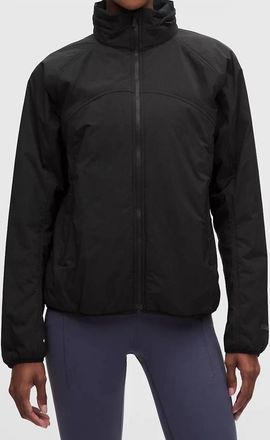 lululemon Insulated Back-Vent Running Jacket In Black