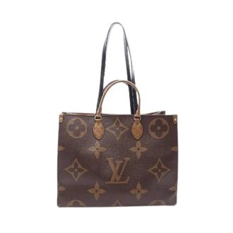 Louis Vuitton Pre-owned On The Go GM Monogram Giant Monogram Reverse Bolso Tote 2way - Pre-owned - Mujer - Marr&oacute;n - ONE SIZE