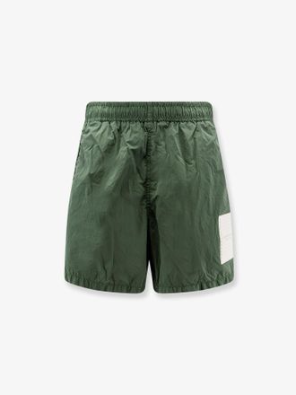 Stone Island Boxer mare in nylon con patch logo in contrasto - STONE ISLAND - gender_Man