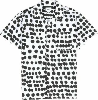 Obey Connect Woven Shirt - Heren - Korte mouwen Overhemden - Veelkleurig - XL - Overhemden