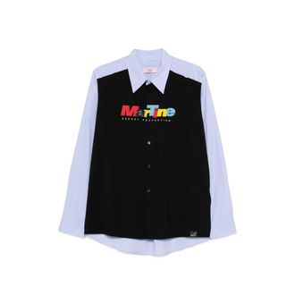 Martine Rose Stripe Logo Polo Shirt