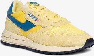 Autry Niedrige Materialmix-Schnürsneakers Reelwind