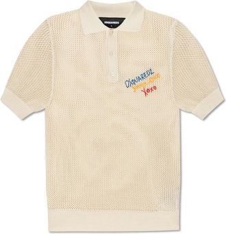 Dsquared2 Heren, Tops, Beige, Maat: XL Katoen