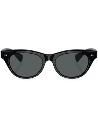 Oliver Peoples Occhiali da sole cat-eye - Nero