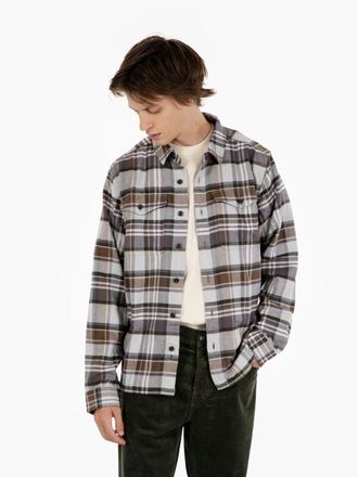 Patagonia MS Fjord flannel shirt salt grey