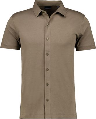 Ragman Poloshirt RAGMAN, Herren, Gr. XXL, braun (mokka, 835), Baumwolle, regular fit, ohne Ausschnitt, Shirts Poloshirt