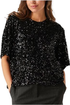 Moves Veelzijdige Mandi Top voor Vrouwen - Dames - T-shirts - Zwart - XS - Tops