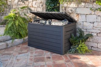 Keter Ontario XXL Deck Storage Box in Grey