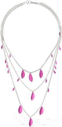 Isabel Marant Metal Shiny Leaf Necklace
