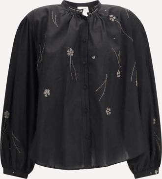 Forte_Forte FORTE_FORTE Camicia bohemien Fleurs dOrient in voile Woman II