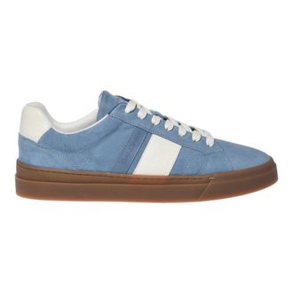Baldinini Suede Sneaker - male - Baldinini - Sneakers - Blue - 7 1/2 UK - Shoes