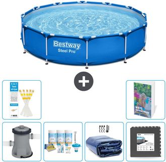 Bestway Piscina Bestway Steel Pro Redonda - 366x76 Cm - 7-piezas S233