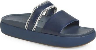 Olukai Pae Slide Sandal in Mood Indigo /Mood Indigo at Nordstrom, Size 10