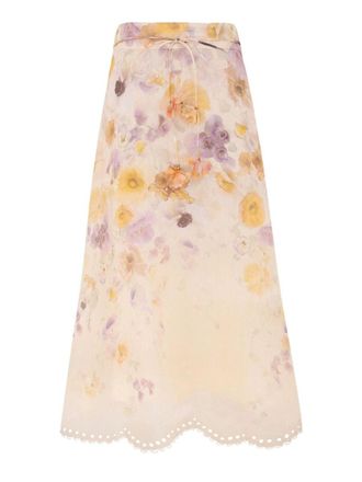 Zimmermann Memento Midi Skirt