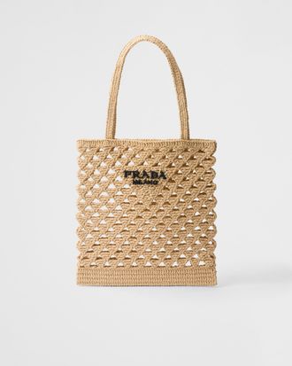 Prada Crochet tote bag