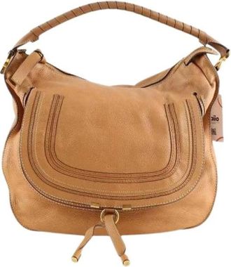 Chlo&eacute; Pre-owned Shoulder Bags, female, Brown, Size: ONE SIZE Pre-owned Leather Shoulder Bag