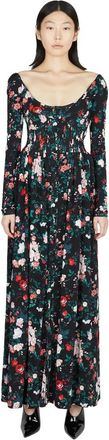 Paco Rabanne Bloemenjurk - Dames - Maxi kleedjes - Veelkleurig - S - Kleedjes
