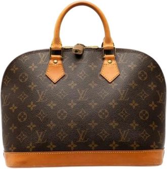 Louis Vuitton Pre-owned Handbags, female, Brown, Size: ONE SIZE Pre-owned Fabric Handbag