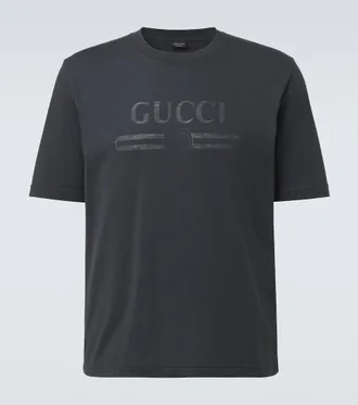 Gucci Logo cotton-blend jersey T-shirt