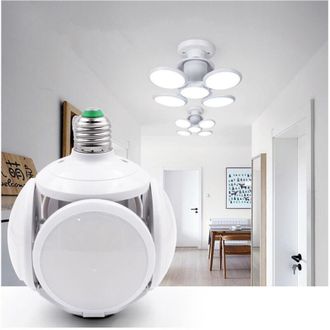 Trade Shop Trade Shop Traesio - Trade Shop - Lampada Lampadarile Led 60w Luz Fredda 5 Vie Bianca Attacco E27 Ufo