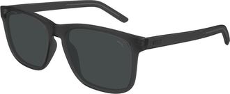 Puma PU0494S 003 Mens Sunglasses Grey Size 57 - Free RX Lenses - Free RX Lenses