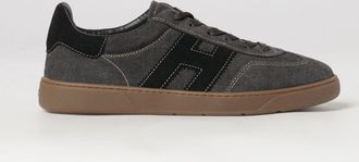 Hogan Sneakers Cool in nabuk e twill di cotone con logo H laterale