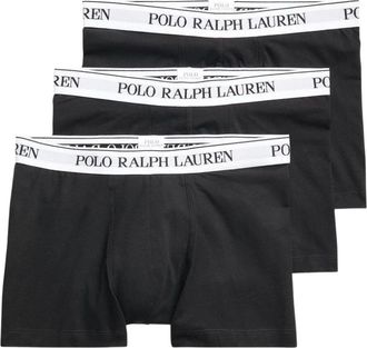 Polo Ralph Lauren Ondergoed, Heren, Zwart, L, Katoen, Klassieke Stretch-Katoen Trunk 3-Pack