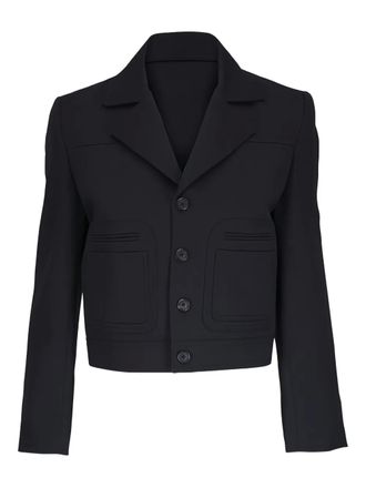 Nili Lotan Georgy jack met revers kraag - Zwart