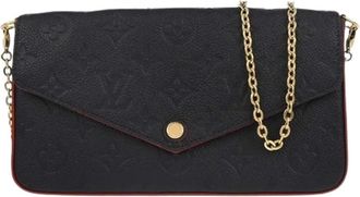 Louis Vuitton Pre-owned Cross Body Bags, female, Blue, Size: ONE SIZE Pre-owned Felicie Pochette