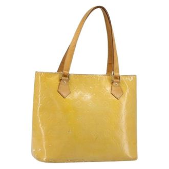 Louis Vuitton Bolso de mano de charol Pre-owned - Pre-owned - Mujer - Amarillo - ONE SIZE