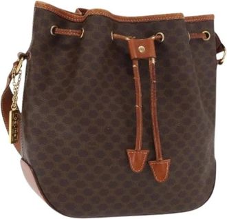 Celine Pre-owned Bucket Bags, female, Brown, Size: ONE SIZE Pre-owned Bucket Bag