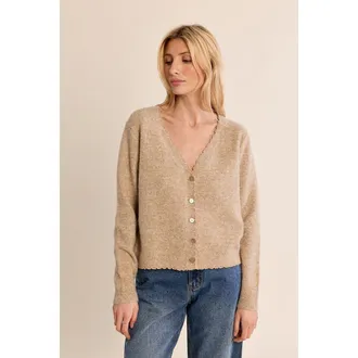 Molly Bracken Vest met lange mouwen en V-hals