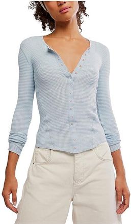 Free People Going Places Cardi Womens Clothing Pearl Blue : MD (Womens 8-10), Elastane/Polyester/Viscose